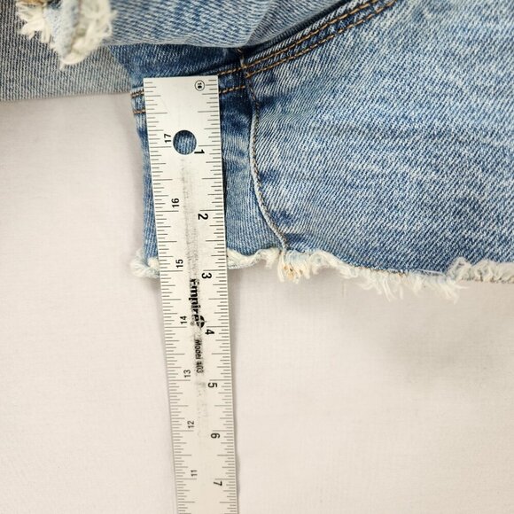 torrid Cut Off Denim Shorts Women's 26 Light Wash High Rise Stretch Comfort - Picture 5 of 8